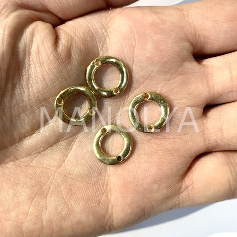 1,4cm. ÇİFT DELİKLİ HALKA