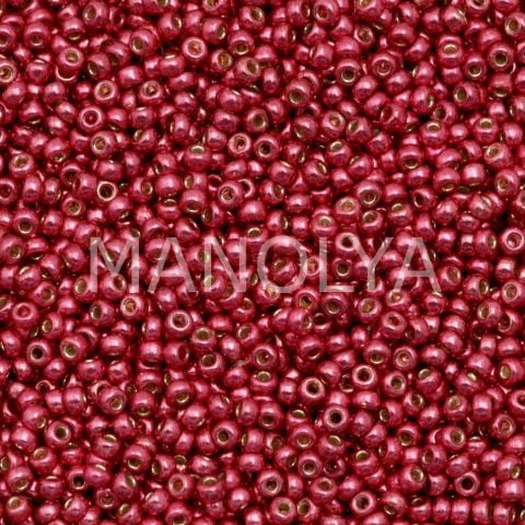 11-94211 MIYUKI SEEDBEADS DURACOAT GALVANIZED LIGHT CRANBERRY