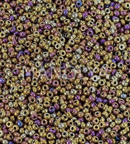 11-9188 MIYUKI SEEDBEADS METALLIC PURPLE GOLD IRIS
