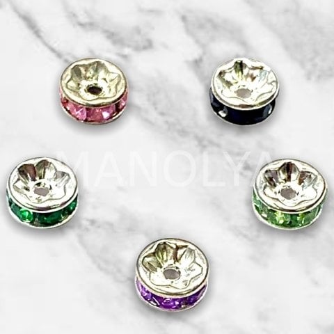 8mm. RENKLİ RONDELA