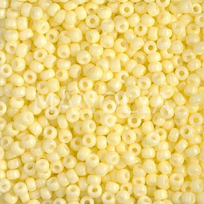 11-94451 MIYUKI SEEDBEADS DURACOAT OPAQUE DYED PALE YELLOW