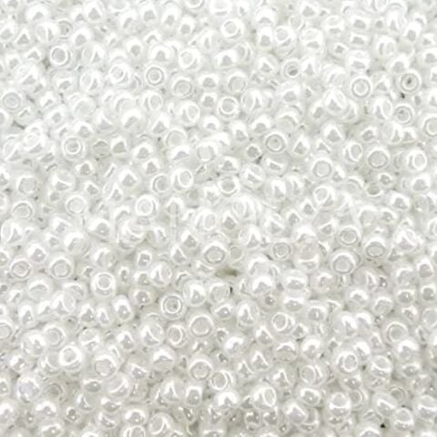 15-9420 MIYUKI SEEDBEADS CEYLON PEARL WHITE LUSTER