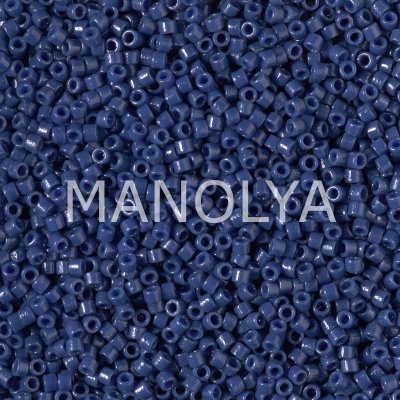 DB2143-MIYUKI DELICA 11/0 DURACOAT NAVY BLUE MT OPAQ
