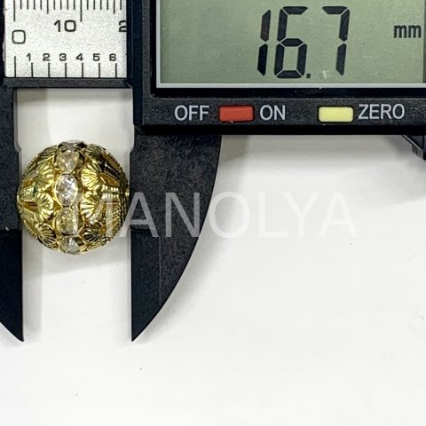 1,7cm. TAŞLI TOP