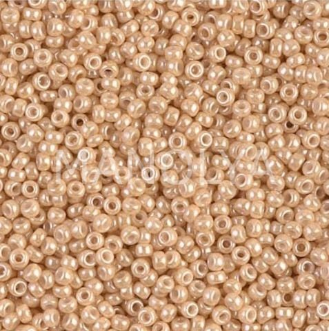 15-9593 MIYUKI SEEDBEADS OPAQUE BEIGE LUSTER