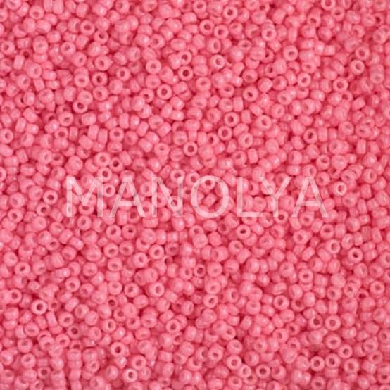 15-94467 MIYUKI SEEDBEADS DURACOAT DYED OPAQUE CARNATION PINK