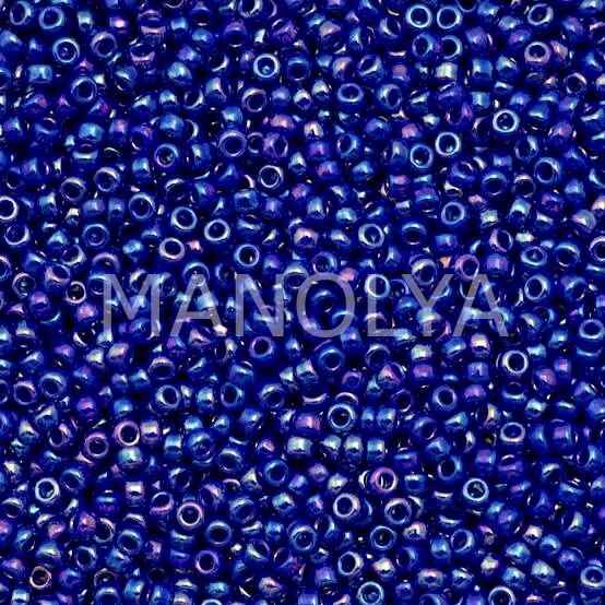 15-9484 MIYUKI SEEDBEADS OPAQUE ROYAL BLUE AB