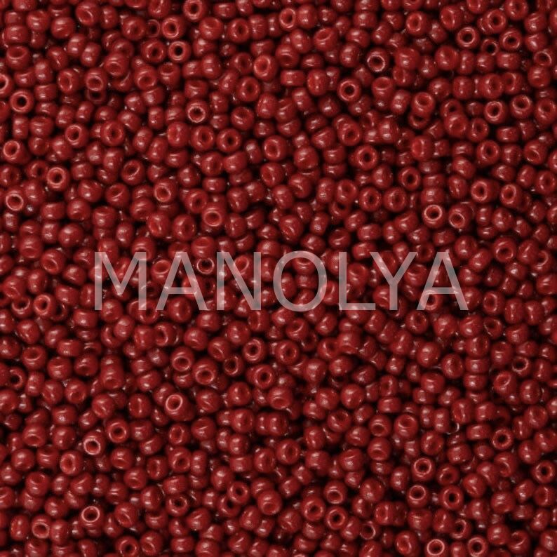 15-94469 MIYUKI SEEDBEADS DURACOAT OPAQUE JUJUBE