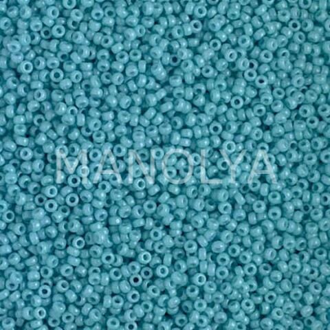 15-94478 MIYUKI SEEDBEADS DURACOAT DYED OPAQUE NILE BLUE