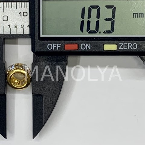 1cm. GENİŞ DELİKLİ KALIN RONDELA