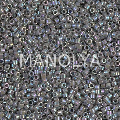DB168-DELICA BEAD OPAQUE GRAY