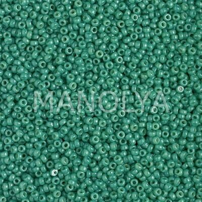 15-94477 MIYUKI SEEDBEADS DURACOAT DYED OPAQUE SPRUCE
