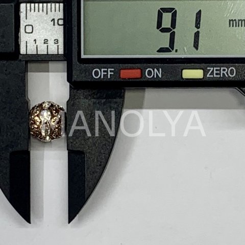 9mm. TAŞLI TOP