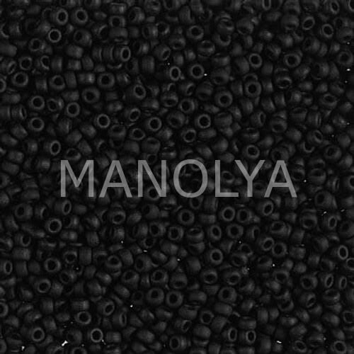 15-9401F MIYUKI SEEDBEADS MATTE BLACK