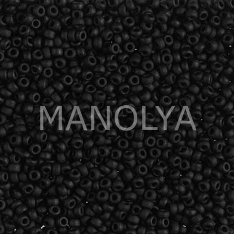 15-9401F MIYUKI SEEDBEADS MATTE BLACK