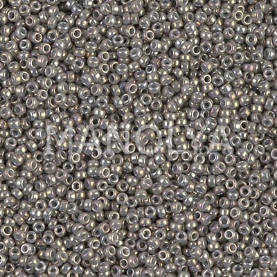 15-91865 MIYUKI SEEDBEADS GALVANIZED GREY LUSTER