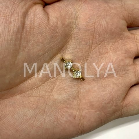 1,9cm. KRİSTALLİ ARA APARAT 3 DELİKLİ