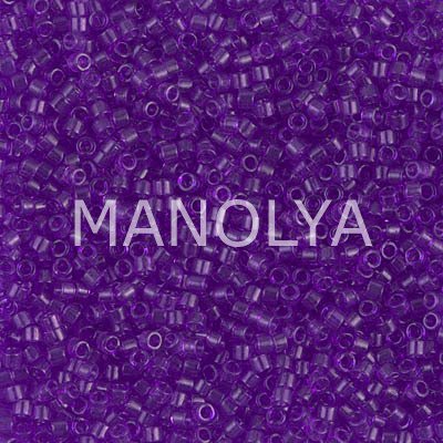 DB1315-MIYUKI 11/0 DELICA BD DYED TRANSP VIOLET