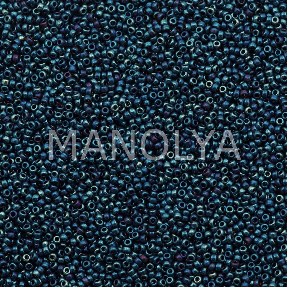 15-91959 MIYUKI SEEDBEADS METALLIC BLUE IRIS