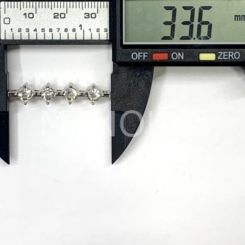 3,3cm. KRİSTALLI ARA APARAT 5 DELIKLI