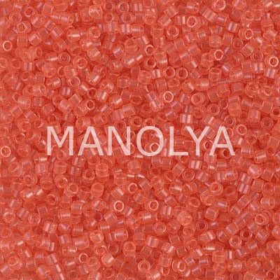 DB1412-MIYUKI 11/0 DELICA BEAD TR SALMON