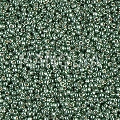 15-94215 MIYUKI SEEDBEADS DURACOAT GALVANIZED SEA GREEN