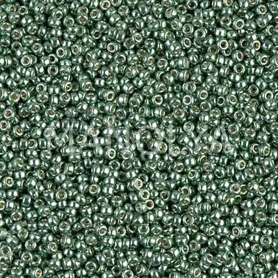 15-94215 MIYUKI SEEDBEADS DURACOAT GALVANIZED SEA GREEN