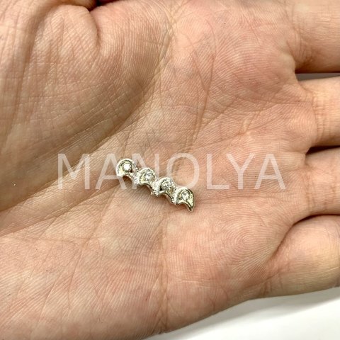 2cm. TAŞLI ARA APARAT 3 DELİKLİ