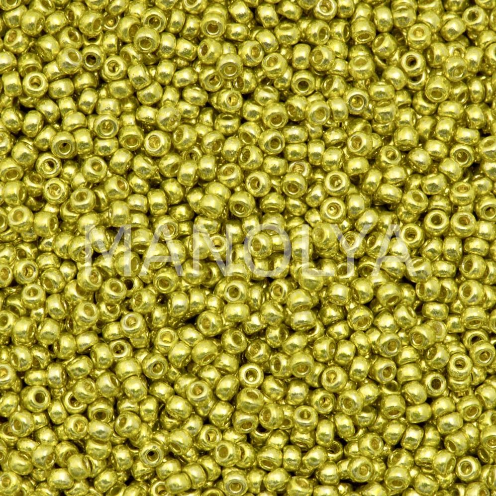 15-94205 MIYUKI SEEDBEADS DURACOAT GALVANIZED ZEST