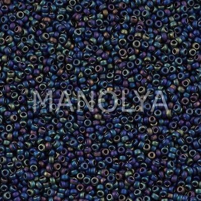 15-9401FR MIYUKI SEEDBEADS MATTE BLACK RAINBOW AB