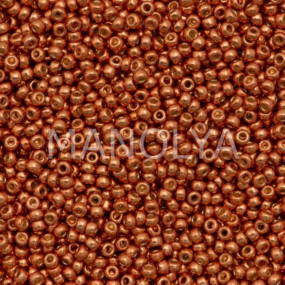15-94207 MIYUKI SEEDBEADS DURACOAT GALVANIZED PINK BLUSH