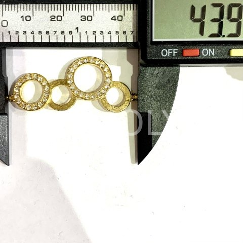 4,4cm. ZİRKONLU DÖRT HALKALI APARAT