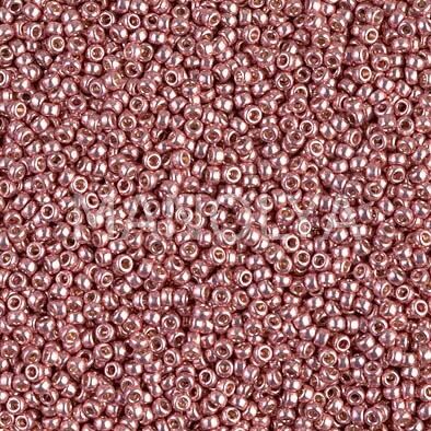 15-94209 MIYUKI SEEDBEADS DURACOAT GALVANIZED DARK CORAL