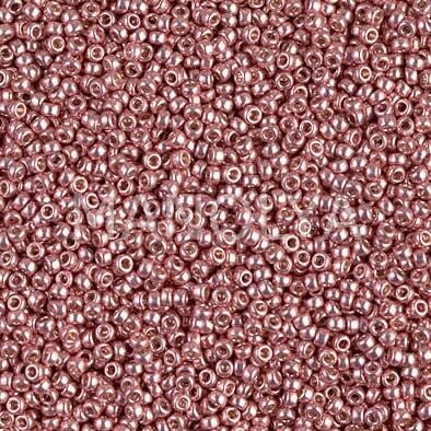15-94209 MIYUKI SEEDBEADS DURACOAT GALVANIZED DARK CORAL