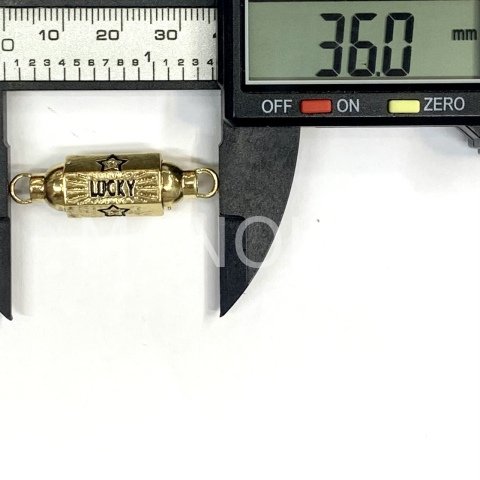 3,6cm. GOLD PRİZMA KOLYE UCU