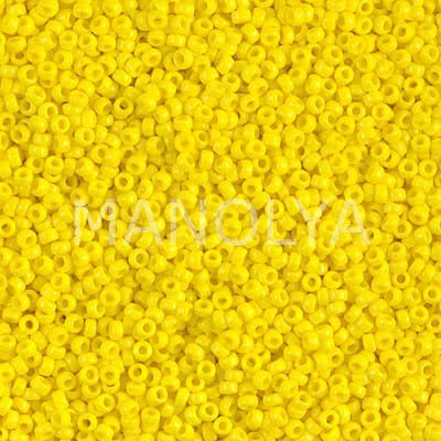 15-9404 MIYUKI SEEDBEADS OPAQUE YELLOW