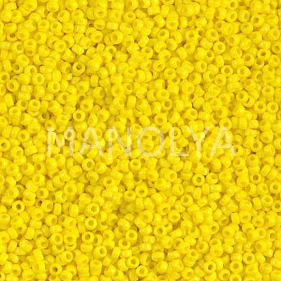 15-9404 MIYUKI SEEDBEADS OPAQUE YELLOW