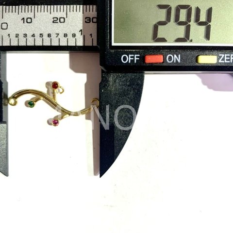 3cm. TAŞLI ÜÇ HALKALI APARAT