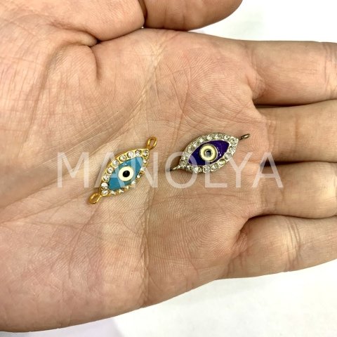 2,6cm. TAŞLI MİNELİ GÖZ