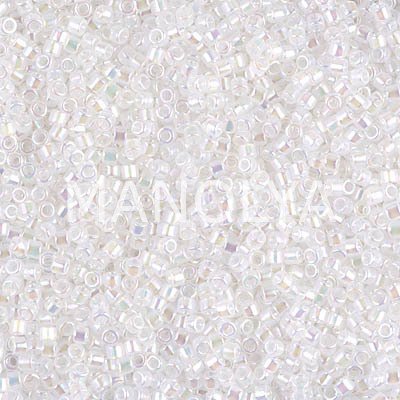 DB222-DELICA BEAD WHITE OPAL AB