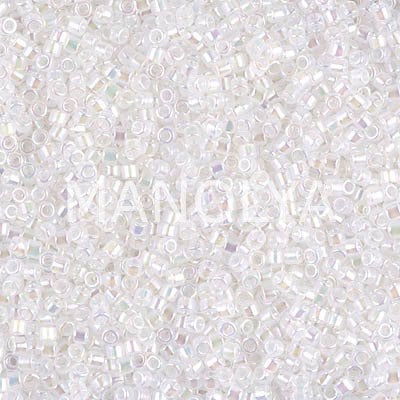 DB222-DELICA BEAD WHITE OPAL AB