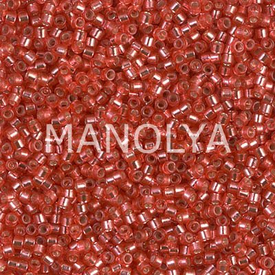 DB2159-MIYUKI 11/0 DELICA S/L DURACOAT LT CRANBERRY