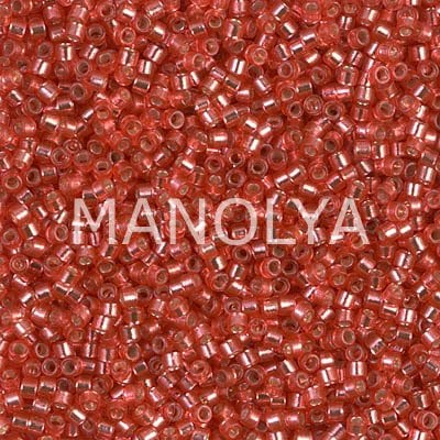 DB2159-MIYUKI 11/0 DELICA S/L DURACOAT LT CRANBERRY