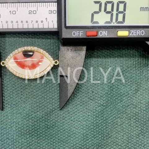 2,9cm. ZİRKON PORSELEN GÖZ BİLEKLİK