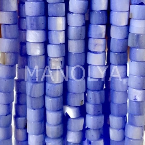 4x3mm. SAKS SİLİNDİR SEDEF