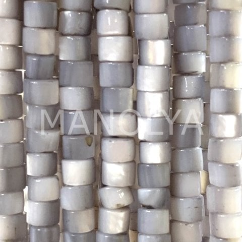 4x3mm. GRİ SİLİNDİR SEDEF