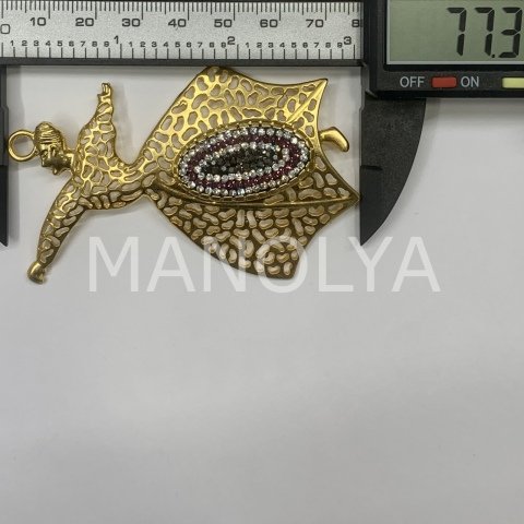 7,7cm. ZİRKONLU İŞLEMELİ SEMAZEN