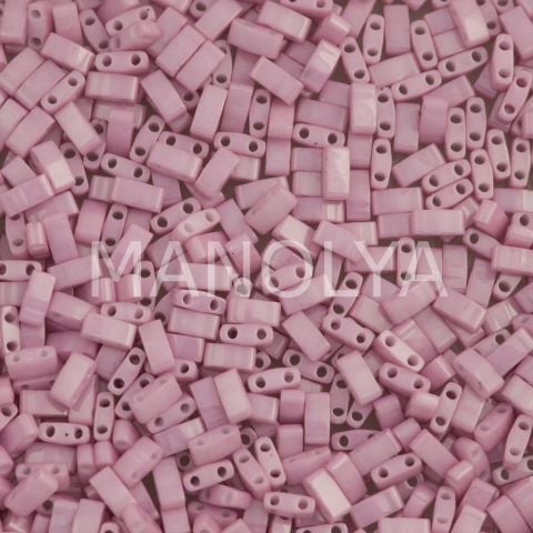 HTL599 Miyuki Half Tila Opaque Rose Luster (Yarım Tila 599)