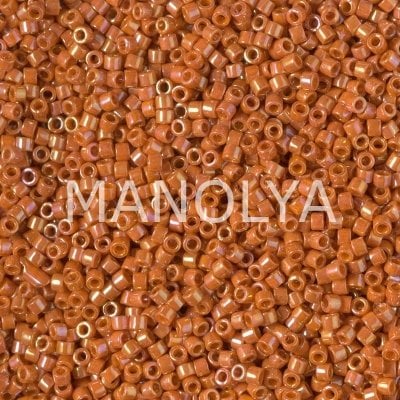 DB2274-MIYUKI 11/0 DELICA GLAZED OPAQUEBURNT ORANGE