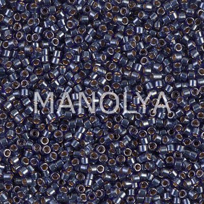 DB278-DELICA BD LINED DK BLUE LUSTER